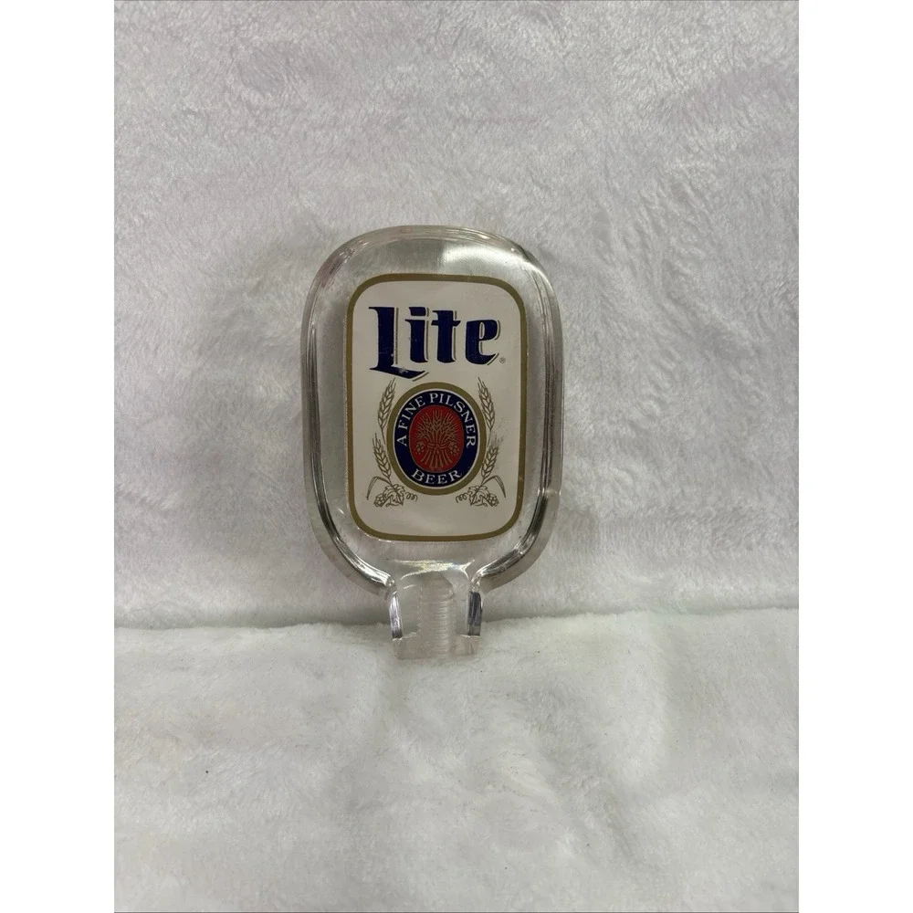 Miller Lite Beer Tap Handle Knob Breweriana Collectible Barware Beer Tap Knob